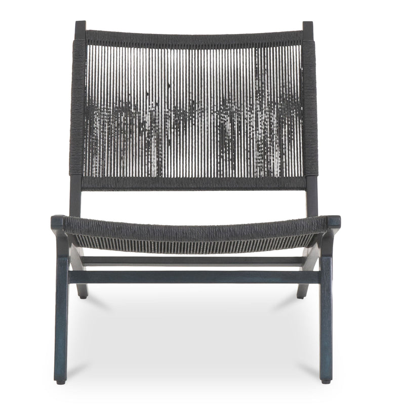 Palma - Outdoor Lounge Chair - Black - JaxCo Furniture