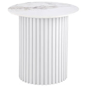 Rowena - Faux Marble Coffee Table Set - JaxCo Furniture