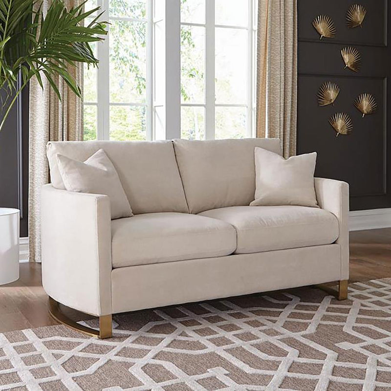 Corliss - Upholstered Arched Arm Loveseat - JaxCo Furniture