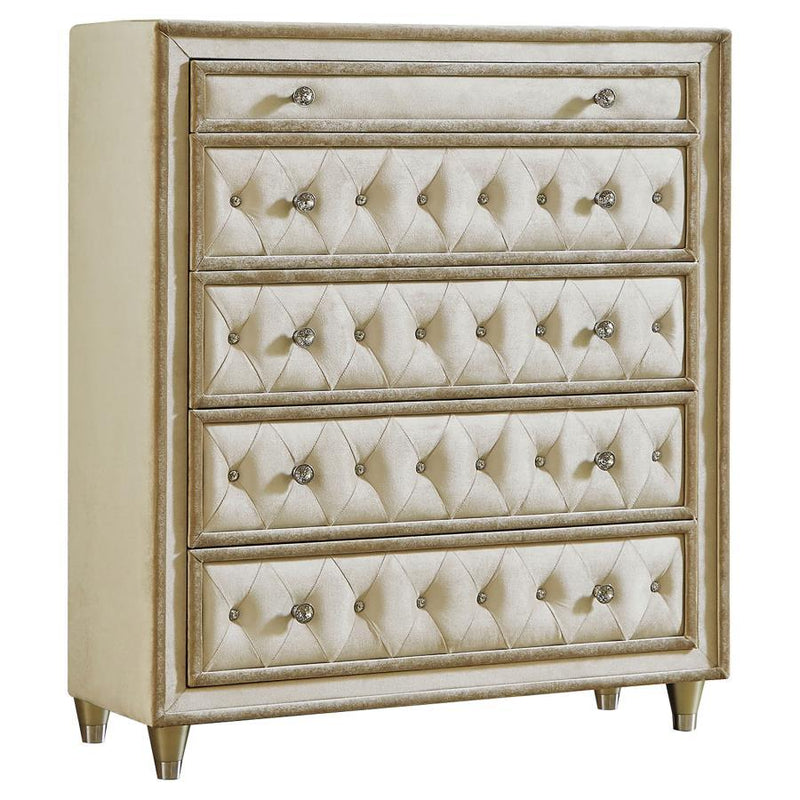 Antonella - 5-Drawer Bedroom Chest - JaxCo Furniture