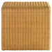 Juanita - Square Woven Rattan End Table - Natural - JaxCo Furniture