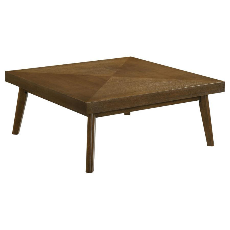 Westerly - Square Wood Coffee Table - Walnut Brown - JaxCo Furniture