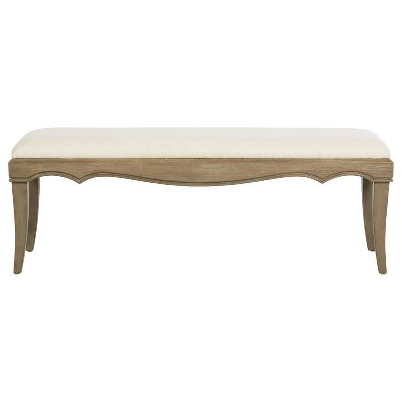 Revello - Upholstered Bench - Washed Mango