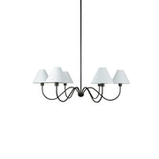 Whitney - Chandelier - Blackened Bronze - JaxCo Furniture