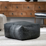 Poufs - Leather Pouf - JaxCo Furniture