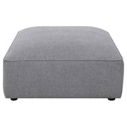 Jennifer - Square Upholstered Ottoman - JaxCo Furniture