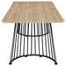 Altus - Composite Wood Dining Table - Natural Oak - JaxCo Furniture