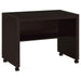 Skeena - Home Office Mobile Return Desk - Cappuccino - JaxCo Furniture