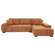 Octavia - Fabric Upholstered Sectional Chaise Sofa - JaxCo Furniture