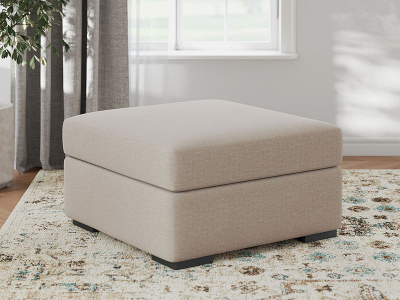LadyMae - Twill - Oversized Accent Ottoman - JaxCo Furniture
