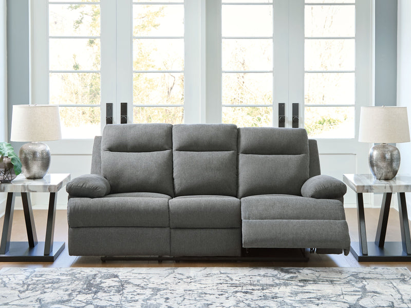 Side-Swipe - Reclining Sofa With Drop Down Table - JaxCo Furniture