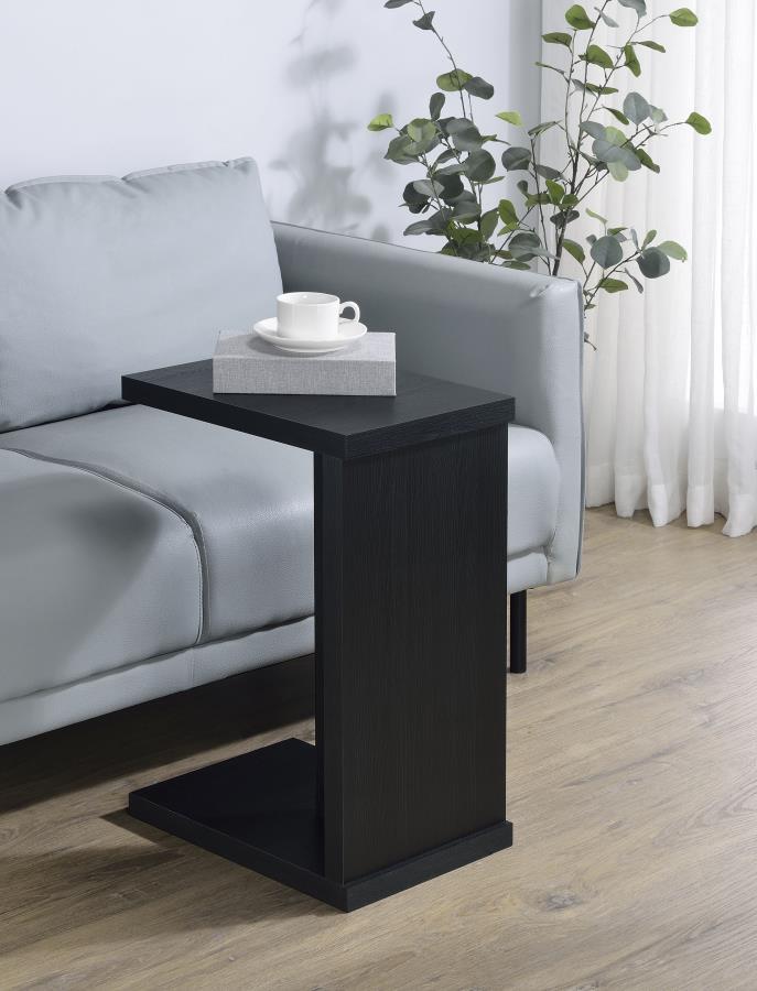 Clower - Engineered Wood C-Shaped Sofa Side Table - JaxCo Furniture
