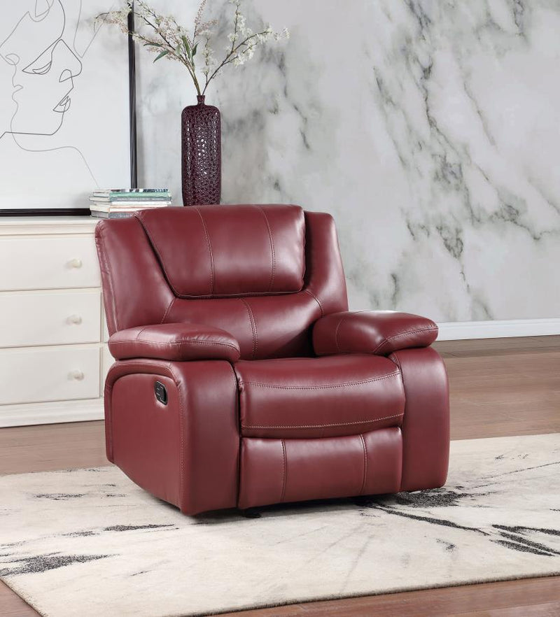 Camila - Upholstered Glider Recliner Chair - JaxCo Furniture