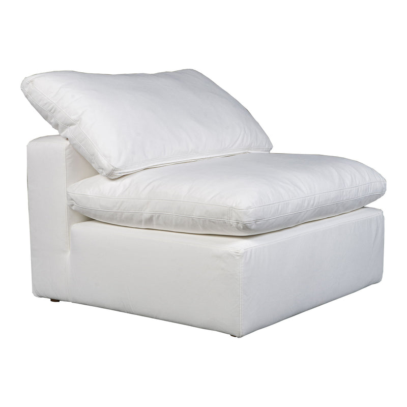Terra - Livesmart Fabric Condo Slipper Chair - Cream - JaxCo Furniture