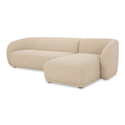 Faye - Right Sectional - Beige - JaxCo Furniture