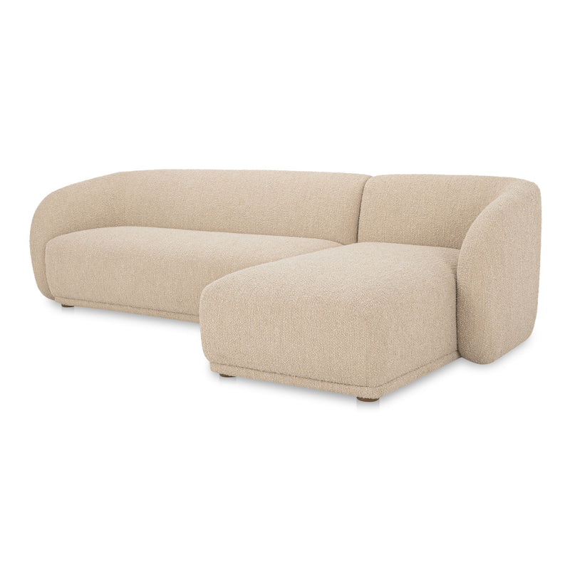 Faye - Right Sectional - Beige - JaxCo Furniture