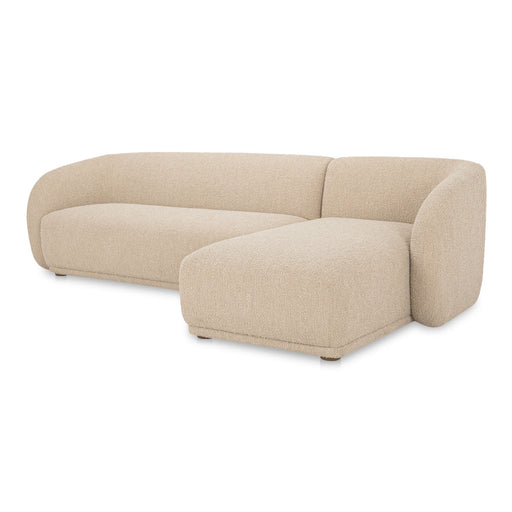Faye - Right Sectional - Beige - JaxCo Furniture