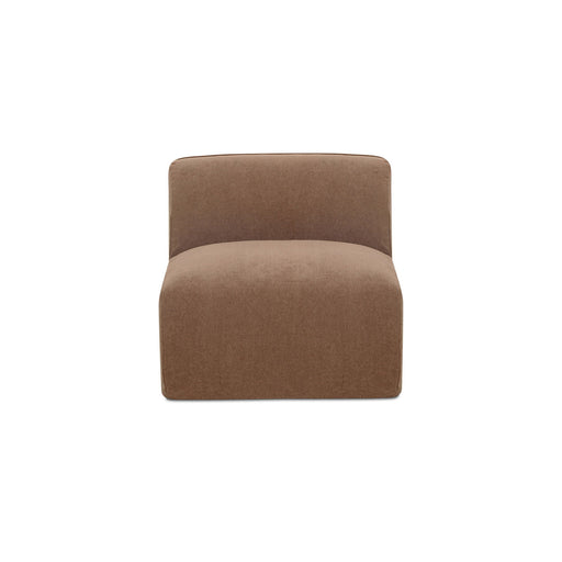 Isla - Armless Chair - Light Brown - JaxCo Furniture
