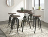 Sparrow - Dining Set With Round Counter Table - JaxCo Furniture