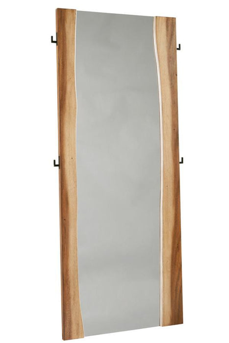 Winslow - Standing Floor Mirror - Smokey Walnut - JaxCo Furniture