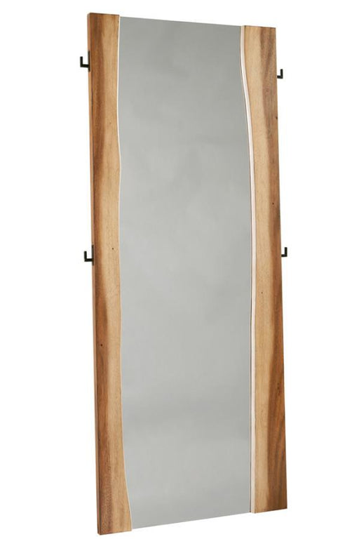 Winslow - Standing Floor Mirror - Smokey Walnut - JaxCo Furniture