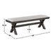 Riverdale - Bench - JaxCo Furniture