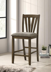 Canfield - Counter Height Dining Side Chair (Set of 2) - Brown - JaxCo Furniture
