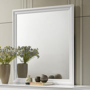 Louis Philippe - 38.25" Dresser Mirror - White - JaxCo Furniture