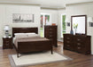 Louis Philippe - Panel Sleigh Bed - JaxCo Furniture