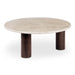 Landon - Coffee Table - Glazed Brown / Beige - JaxCo Furniture