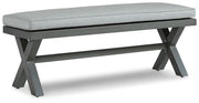 Elite Park - Gray - Bench With Cushion - JaxCo Furniture