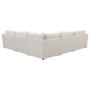 Hobson - Upholstered Modular Sectional Sofa With Ottoman - JaxCo Furniture