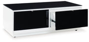Gardoni - White / Black - Rectangular Cocktail Table - JaxCo Furniture