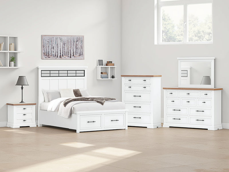 Ashbryn - Panel Storage Bed - JaxCo Furniture