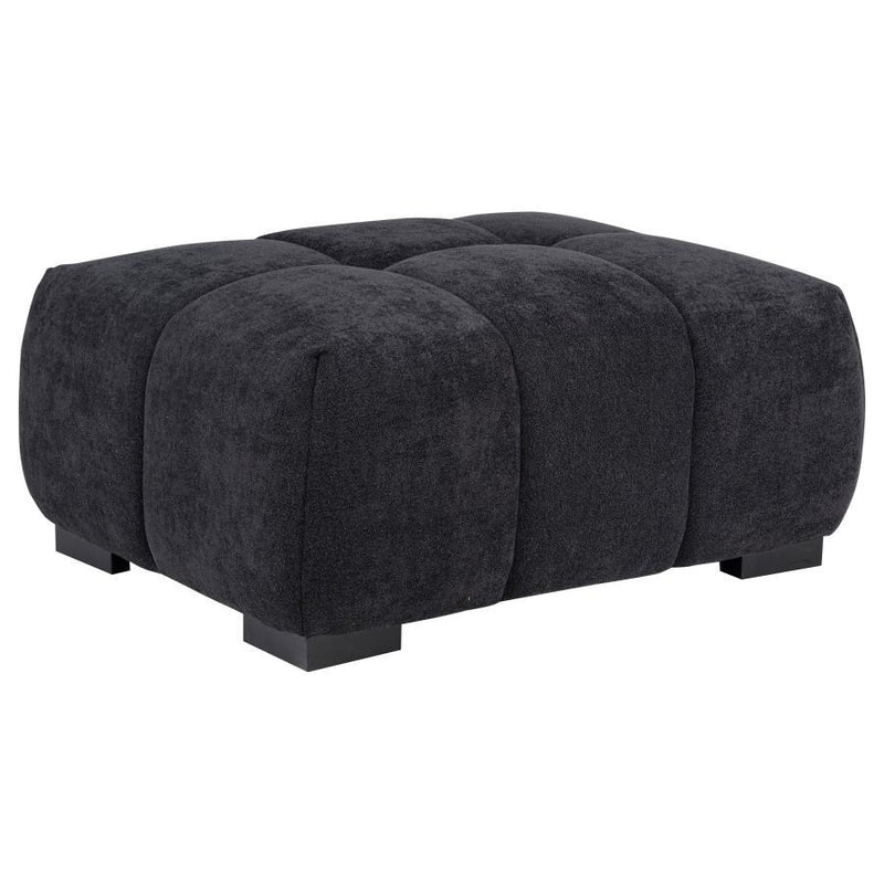 Octavia - Fabric Rectangular Upholstered Ottoman - JaxCo Furniture