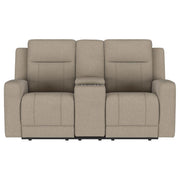 Brentwood - Upholstered Motion Reclining Loveseat - JaxCo Furniture