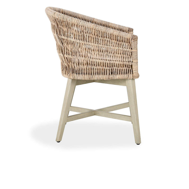 Collins - Outdoor Dining Chair - Natural / Sand - JaxCo Furniture