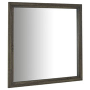 Wright - Dresser Mirror - Brown Oak - JaxCo Furniture