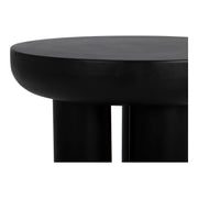Rocca - Cement Side Table - Black - JaxCo Furniture