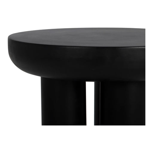 Rocca - Cement Side Table - Black - JaxCo Furniture