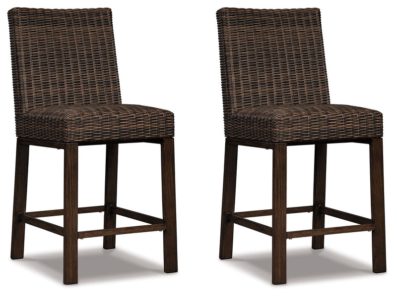 Paradise Trail - Medium Brown - Barstool (Set of 2) - JaxCo Furniture
