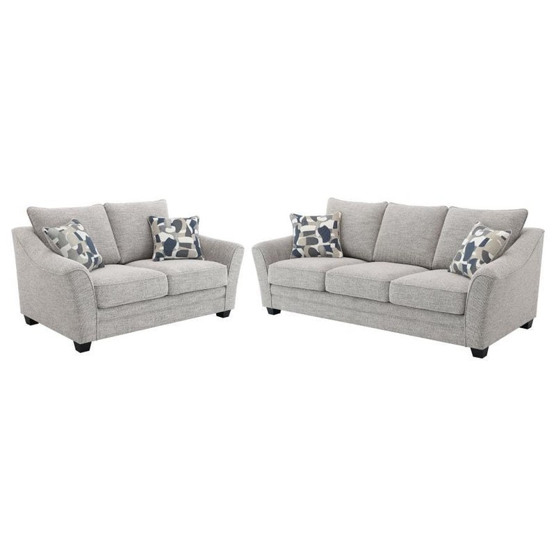 Tomkins - Boucle Upholstered Sofa Set - JaxCo Furniture