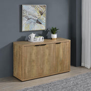 Pepita - 3 Door Engineered Wood Accent Cabinet - Mango Brown - JaxCo Furniture