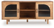 Adway - Natural Brown - Accent Cabinet - JaxCo Furniture
