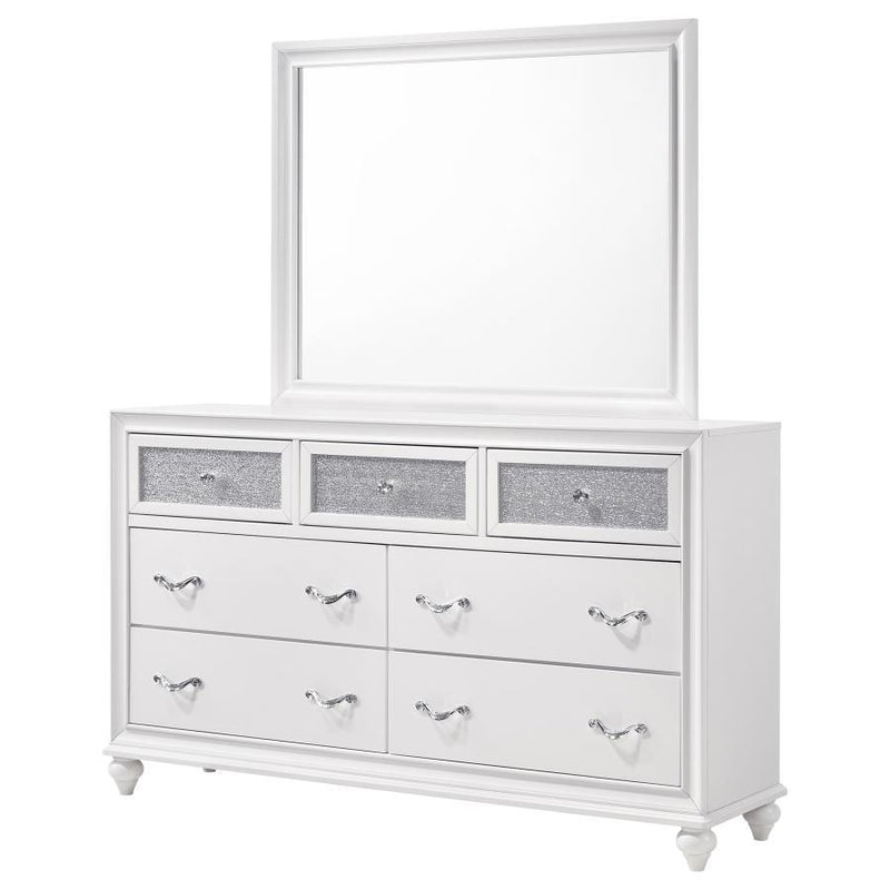 Barzini - 7-drawer Dresser With Mirror - JaxCo Furniture