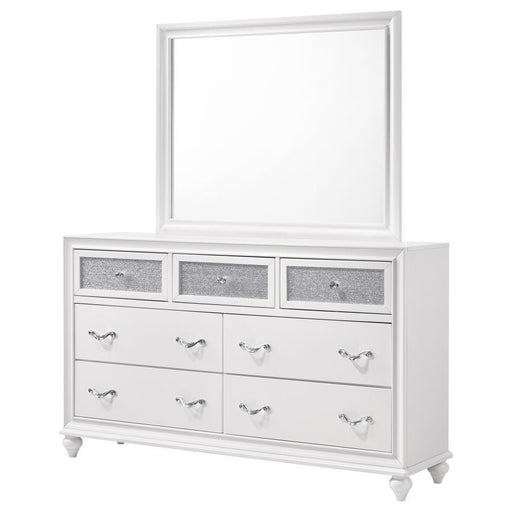 Barzini - 7-drawer Dresser With Mirror - JaxCo Furniture