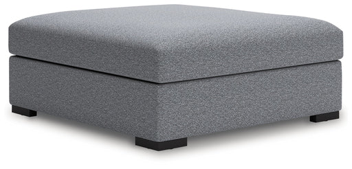 Bealton - Salt And Pepper - Oversized Accent Ottoman - JaxCo Furniture