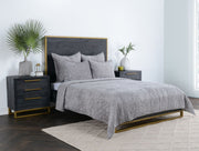 Bari - Velvet Quilt Set - JaxCo Furniture