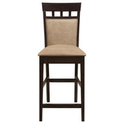 Gabriel - Closed Back Counter Chair (Set of 2) - Cappuccino - JaxCo Furniture