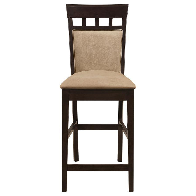 Gabriel - Closed Back Counter Chair (Set of 2) - Cappuccino - JaxCo Furniture